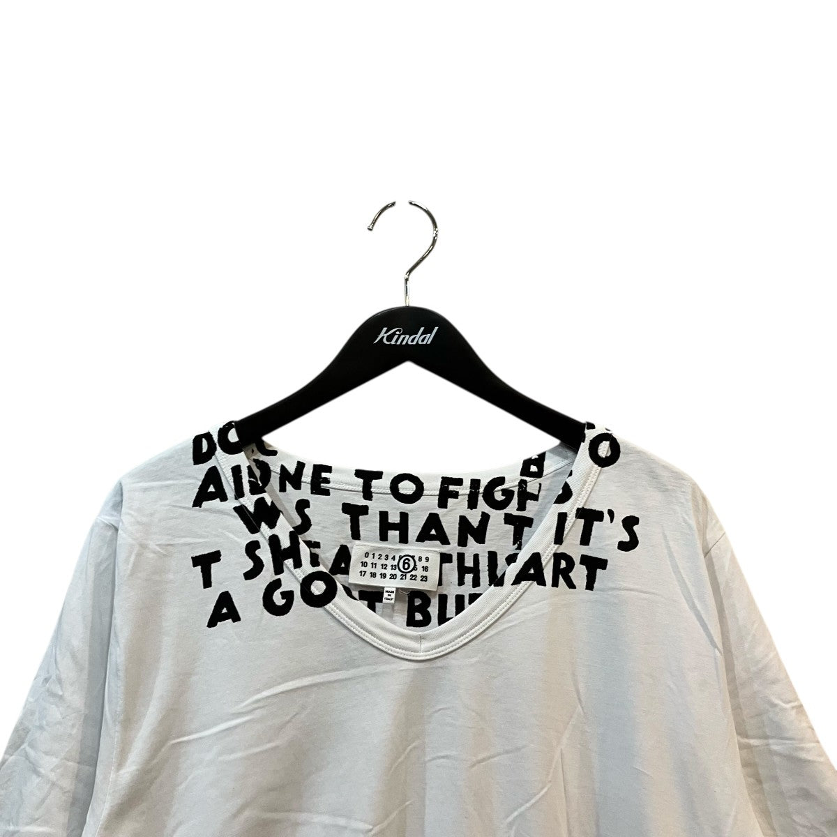 MM6 Maison Margiela 「V-neck SIDA Jersey」Vネック ショートスリーブ T-シャツSH2GC0022 古着・中古-3枚目のアイテム画像