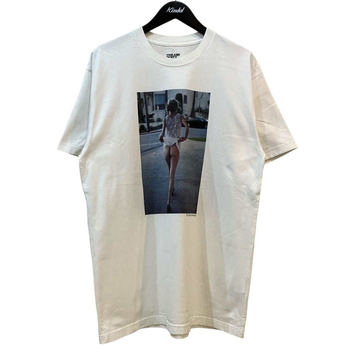 MINEDENIM×DAVIDE SORRENTI ガールプリントTシャツ21MND STL004 00 L2 古着・中古-1枚目のアイテム画像