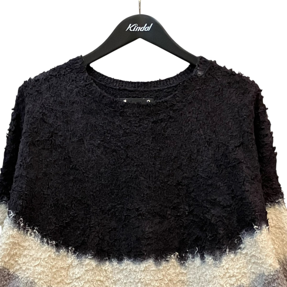 「Shaggy Cotton Knit Bleeding Pullover」シャギーコットンニット2403 6001 98 022
