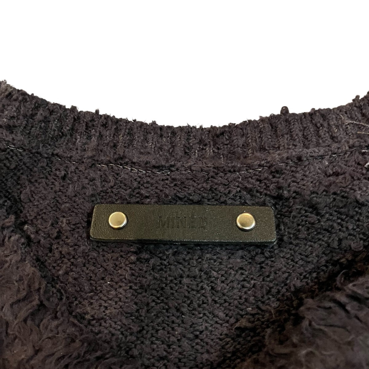 「Shaggy Cotton Knit Bleeding Pullover」シャギーコットンニット2403 6001 98 022