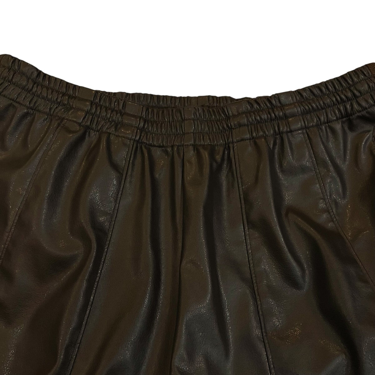 Needles 「SYNTHETIC LEATHER H．D． TRACK PANT」シンセティックレザーワイドトラックパンツRW1650 古着・中古-3枚目のアイテム画像