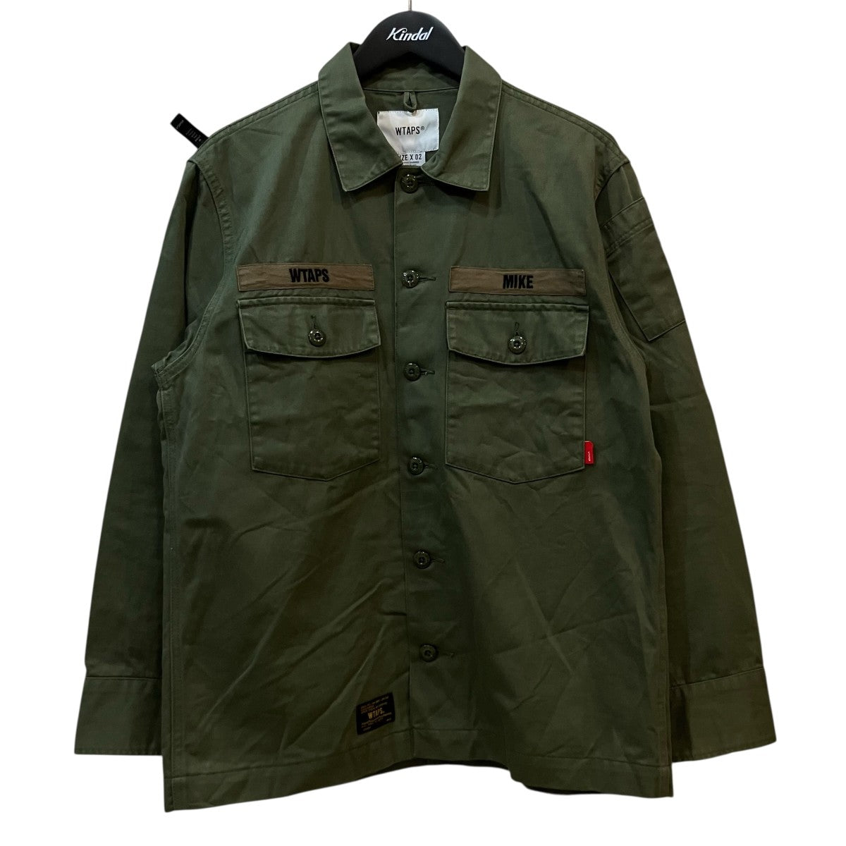 WTAPS ツイルミニタリージャケット172WVDT SHM01 古着・中古-1枚目のアイテム画像