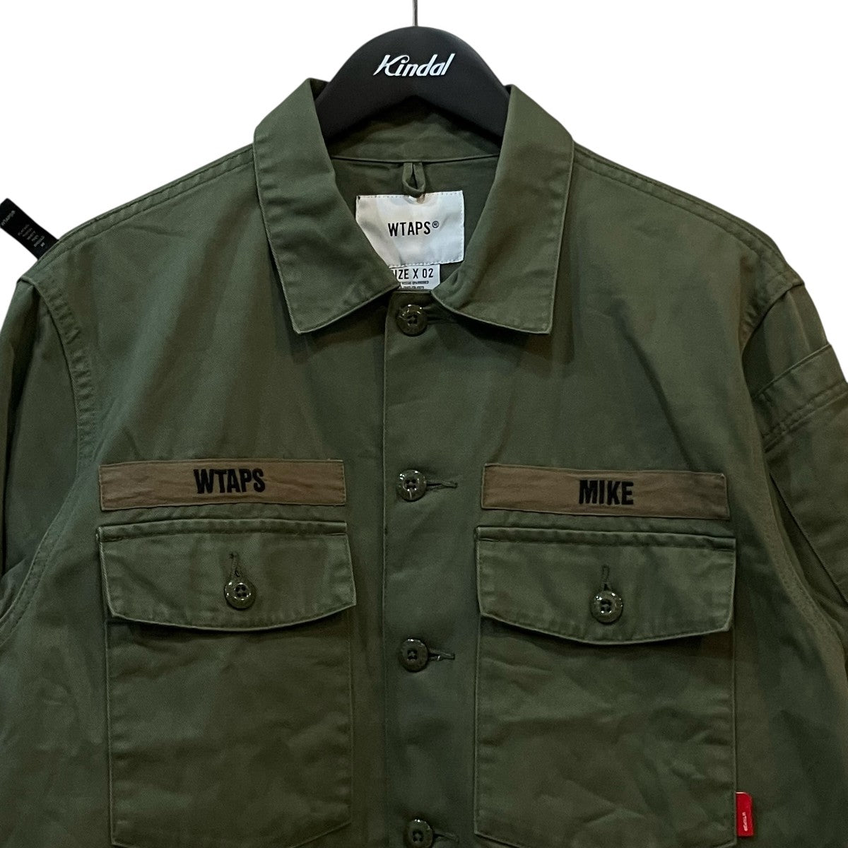 WTAPS ツイルミニタリージャケット172WVDT SHM01 古着・中古-3枚目のアイテム画像