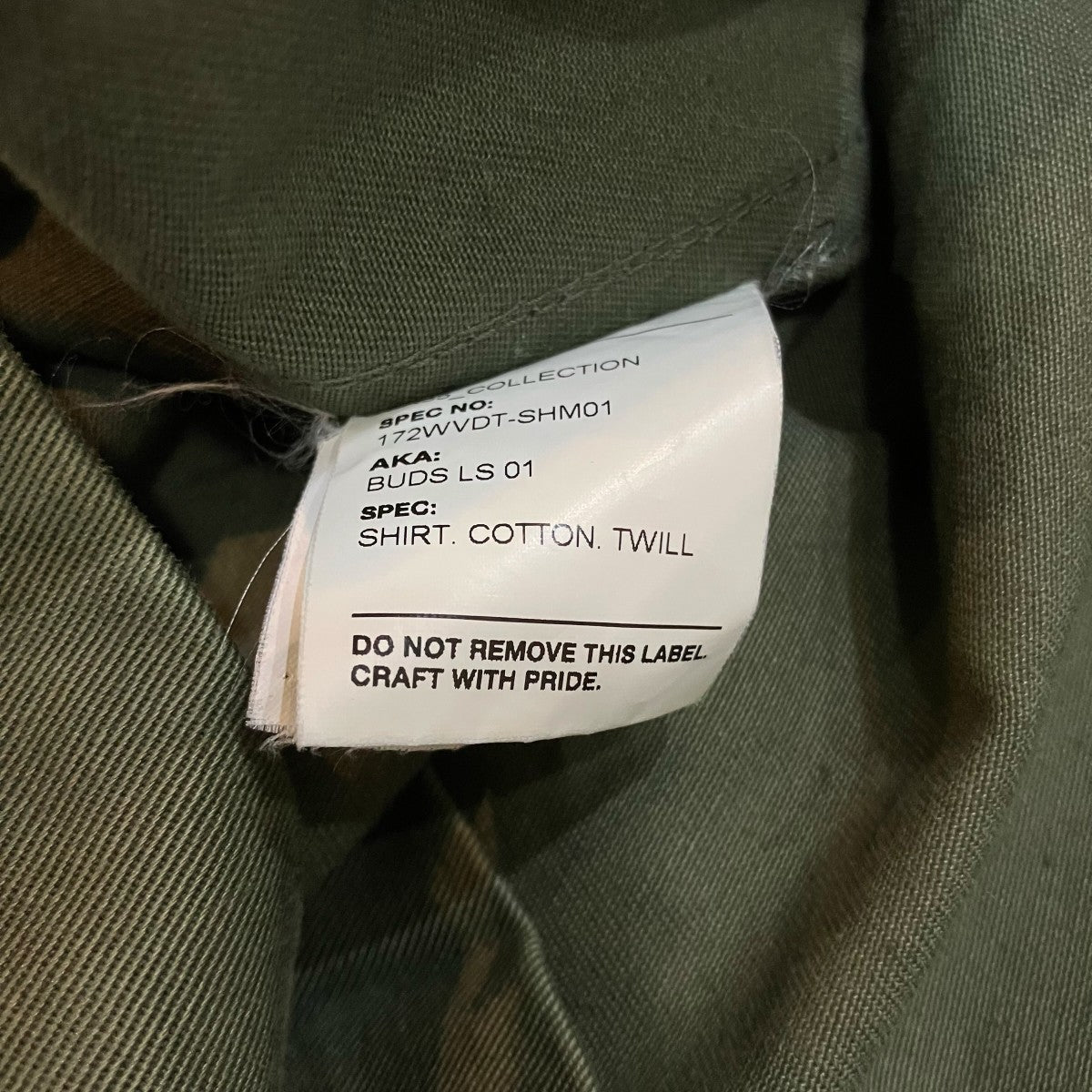 WTAPS ツイルミニタリージャケット172WVDT SHM01 古着・中古-7枚目のアイテム画像