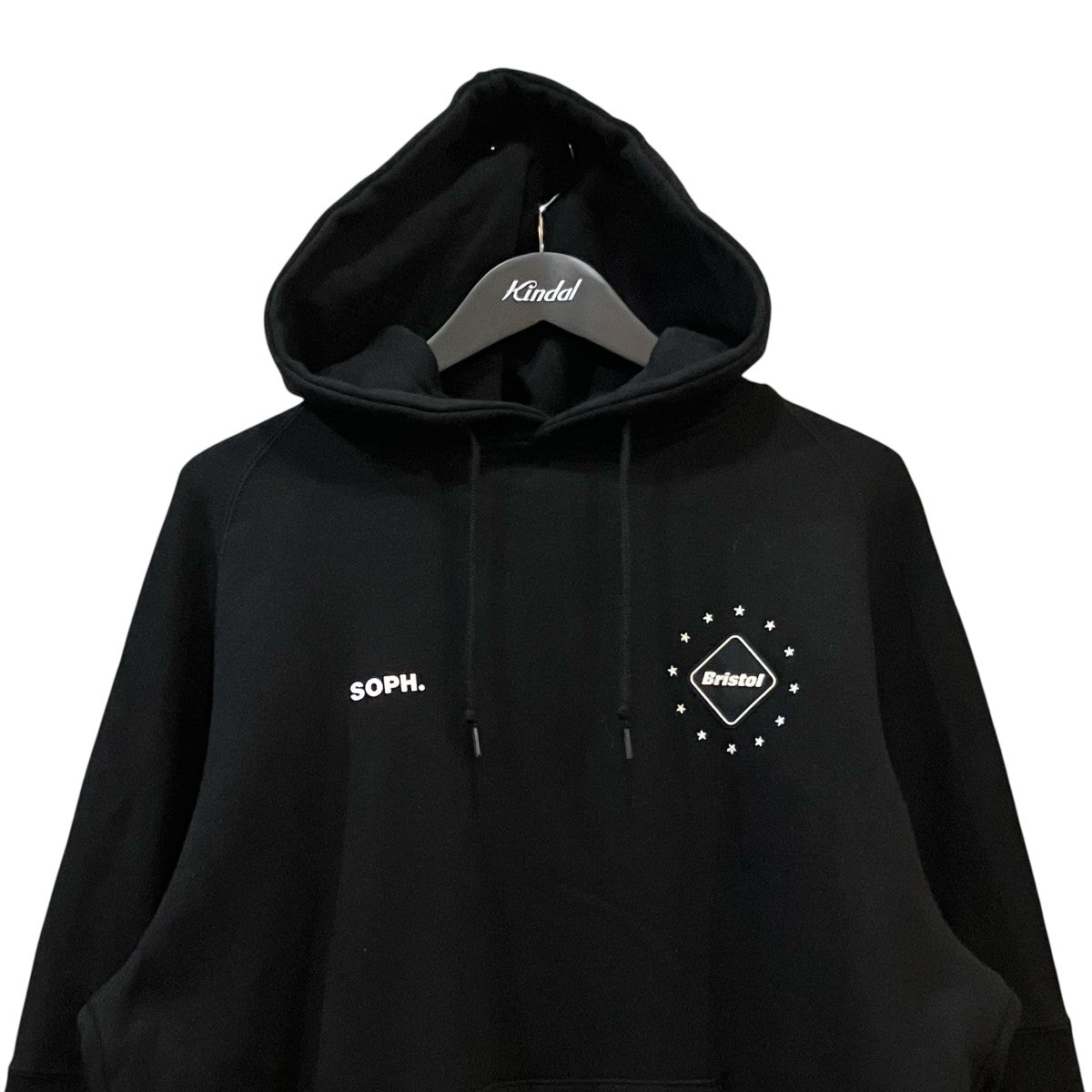 1番人気！F.C.R.B ブリストル　ビッグロゴ パーカーL BRISTOL(ブリストル) 「BIG LOGO TEAM SWEAT HOODIE」ビッグロゴ