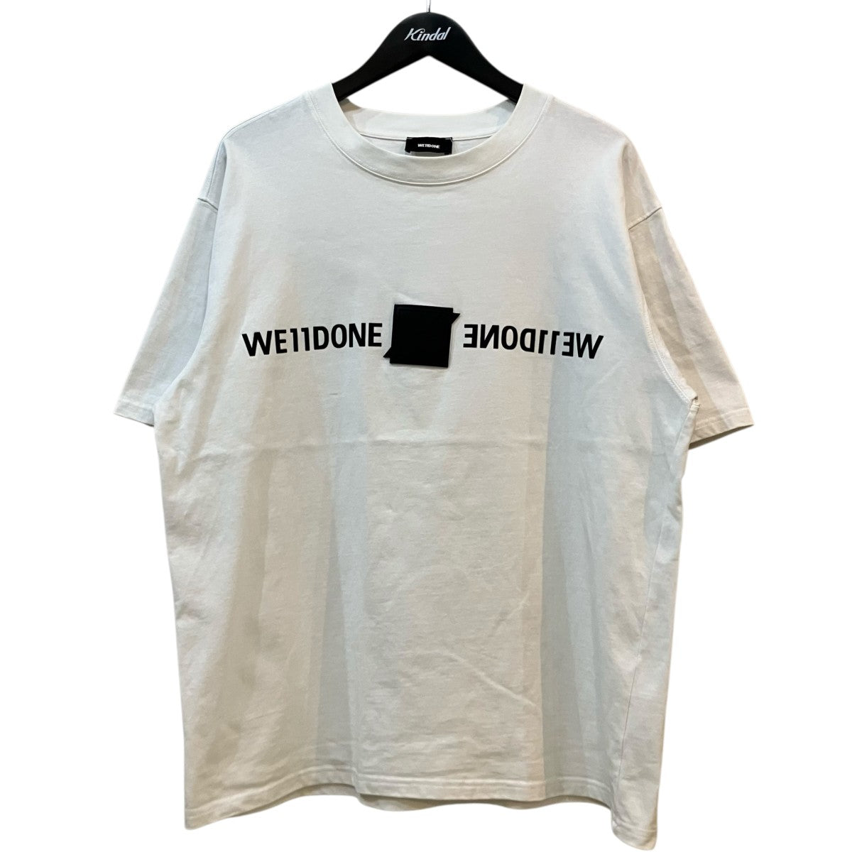 WE11DONE パッチドミラーロゴTシャツWD TH9 20 134 U KK 古着・中古-1枚目のアイテム画像