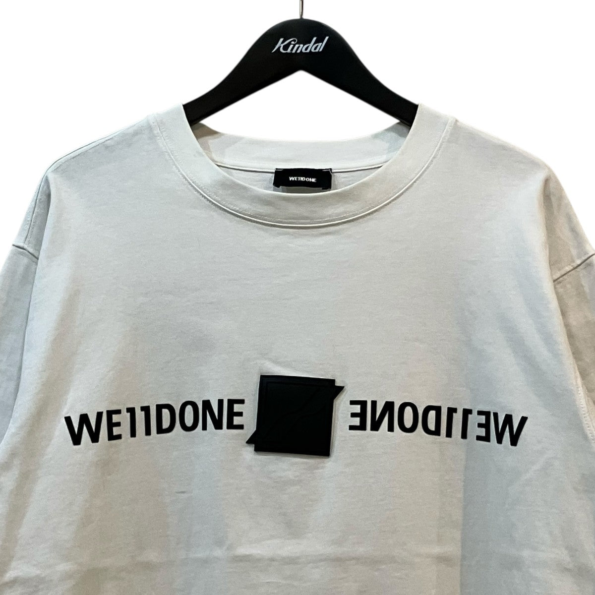 WE11DONE パッチドミラーロゴTシャツWD TH9 20 134 U KK 古着・中古-3枚目のアイテム画像