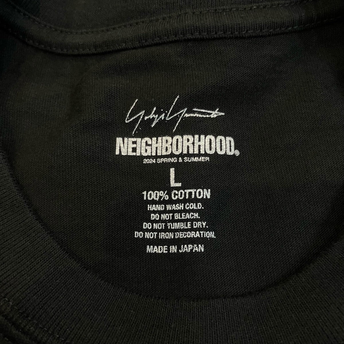 YOHJI YAMAMOTO×NEIGHBORHOOD 長袖TシャツHS T82 287 古着・中古-5枚目のアイテム画像