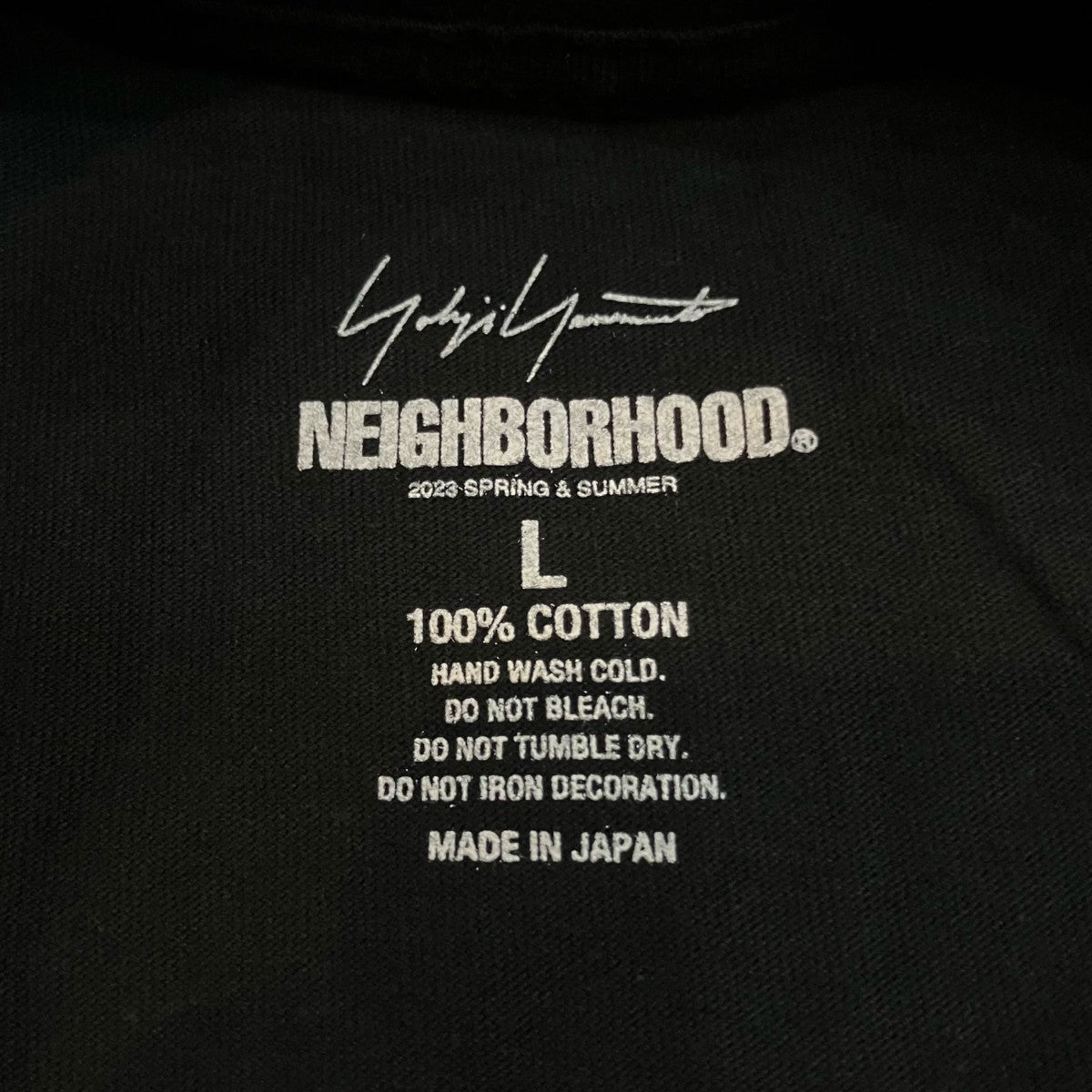 YOHJI YAMAMOTO×NEIGHBORHOOD 長袖TシャツHZ T63 288 古着・中古-5枚目のアイテム画像