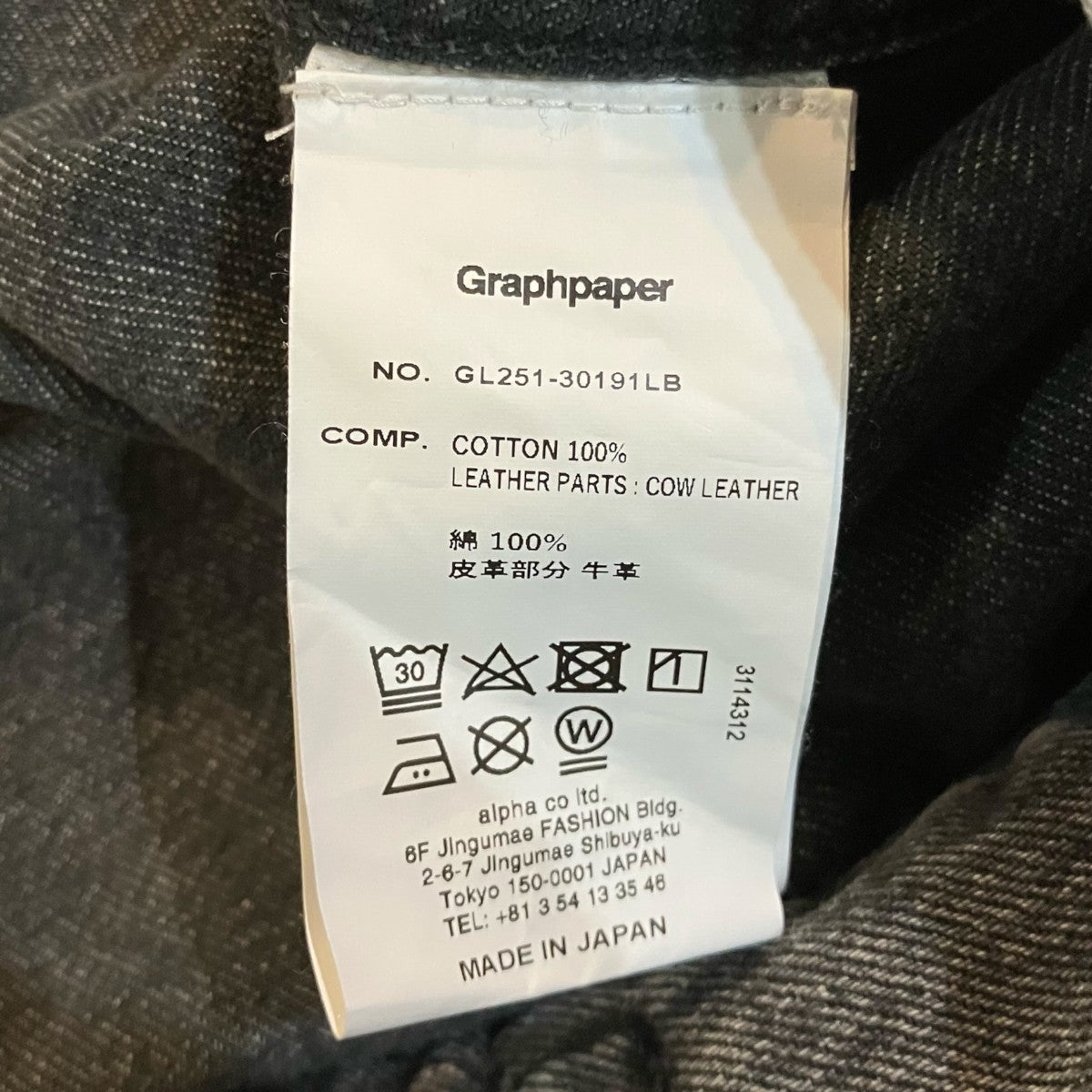 Graphpaper 「Selvage Denim Zip Jacket」デニムジャケットGL251 30191LB 古着・中古-6枚目のアイテム画像