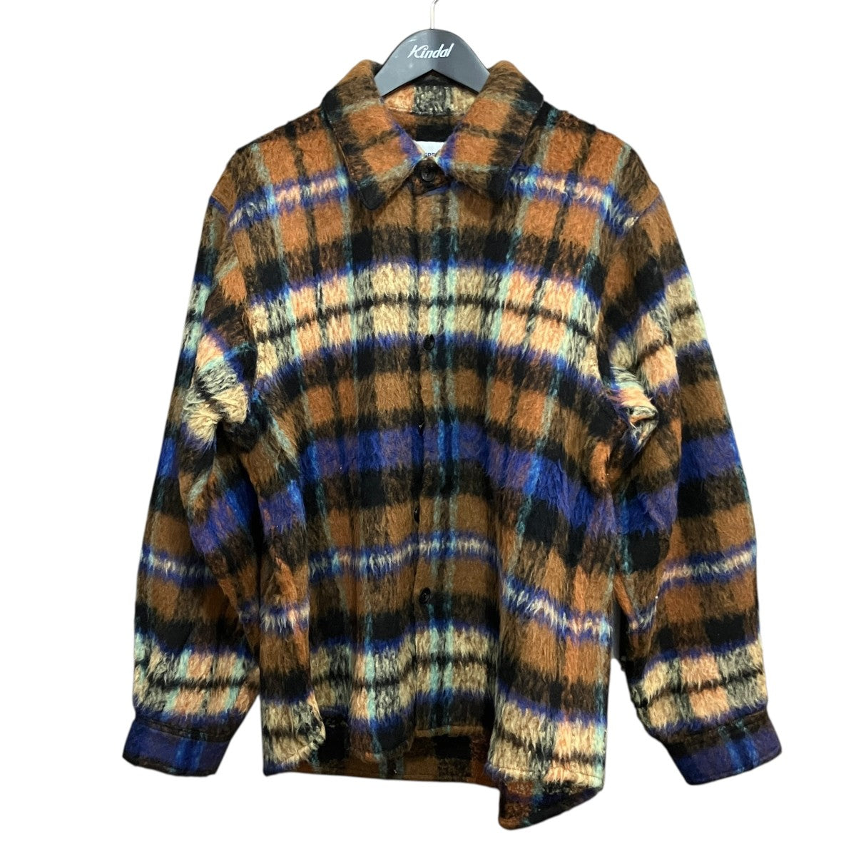 ADER error check-pattern shirtチェックパターンシャツBN01FWJK0118BR 古着・中古-1枚目のアイテム画像