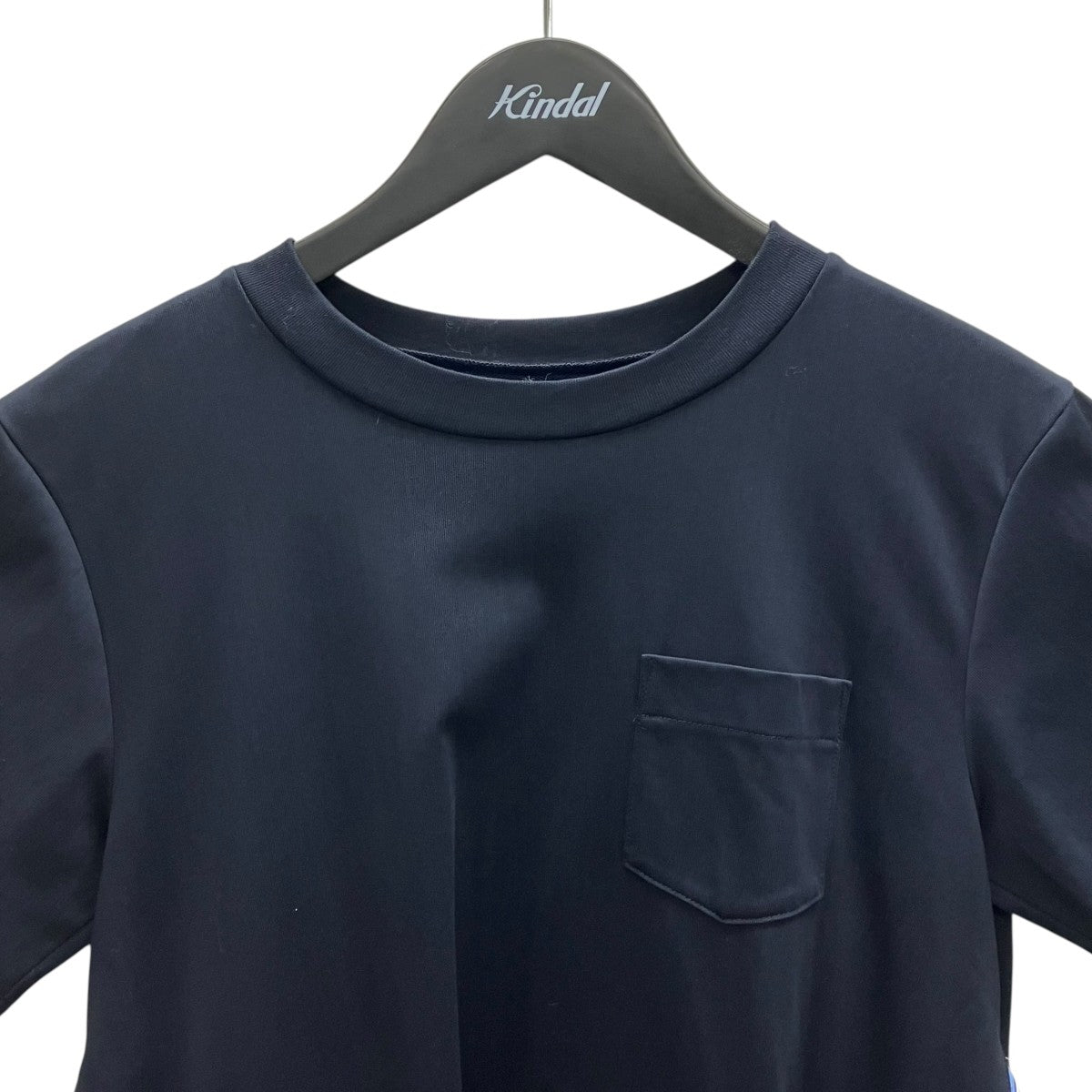 sacai(サカイ) ドッキングワンピース 25-08013 ネイビー×ブルー サイズ