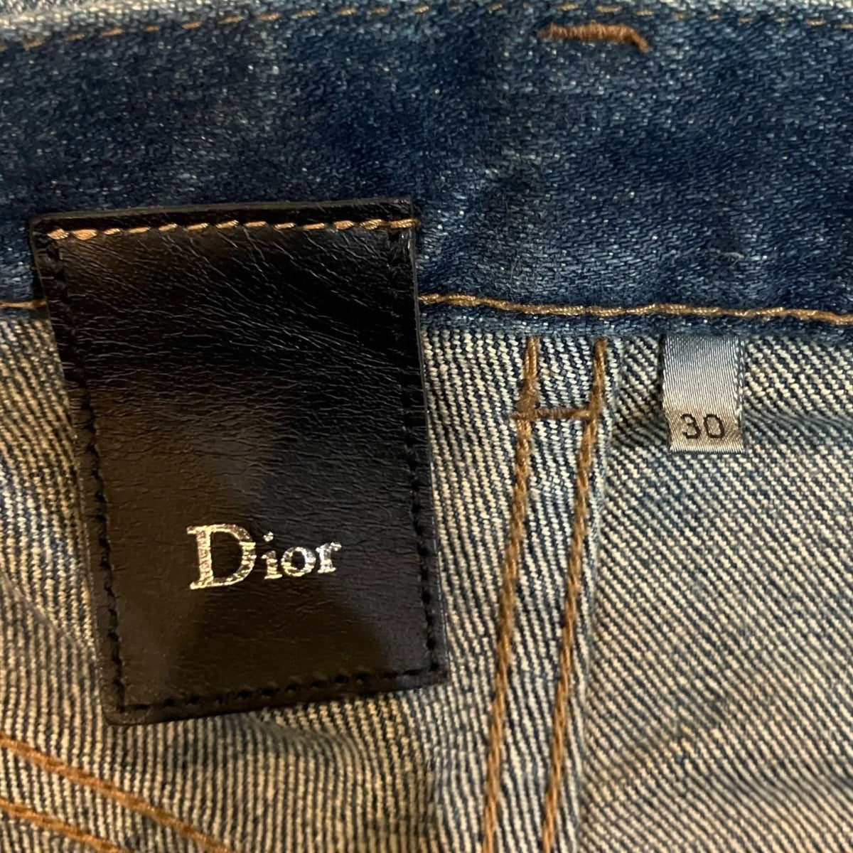 Dior Homme(ディオールオム) ペンキ加工デニムパンツ163D020TY456