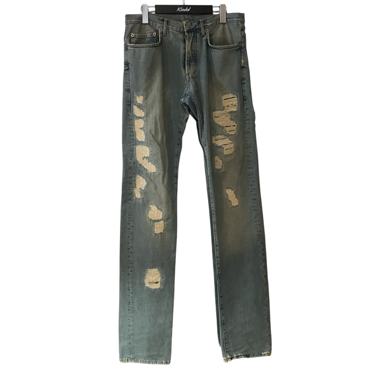 Dior Homme 06SS「エディ期」リペア加工デニムパンツ 古着・中古-1枚目のアイテム画像
