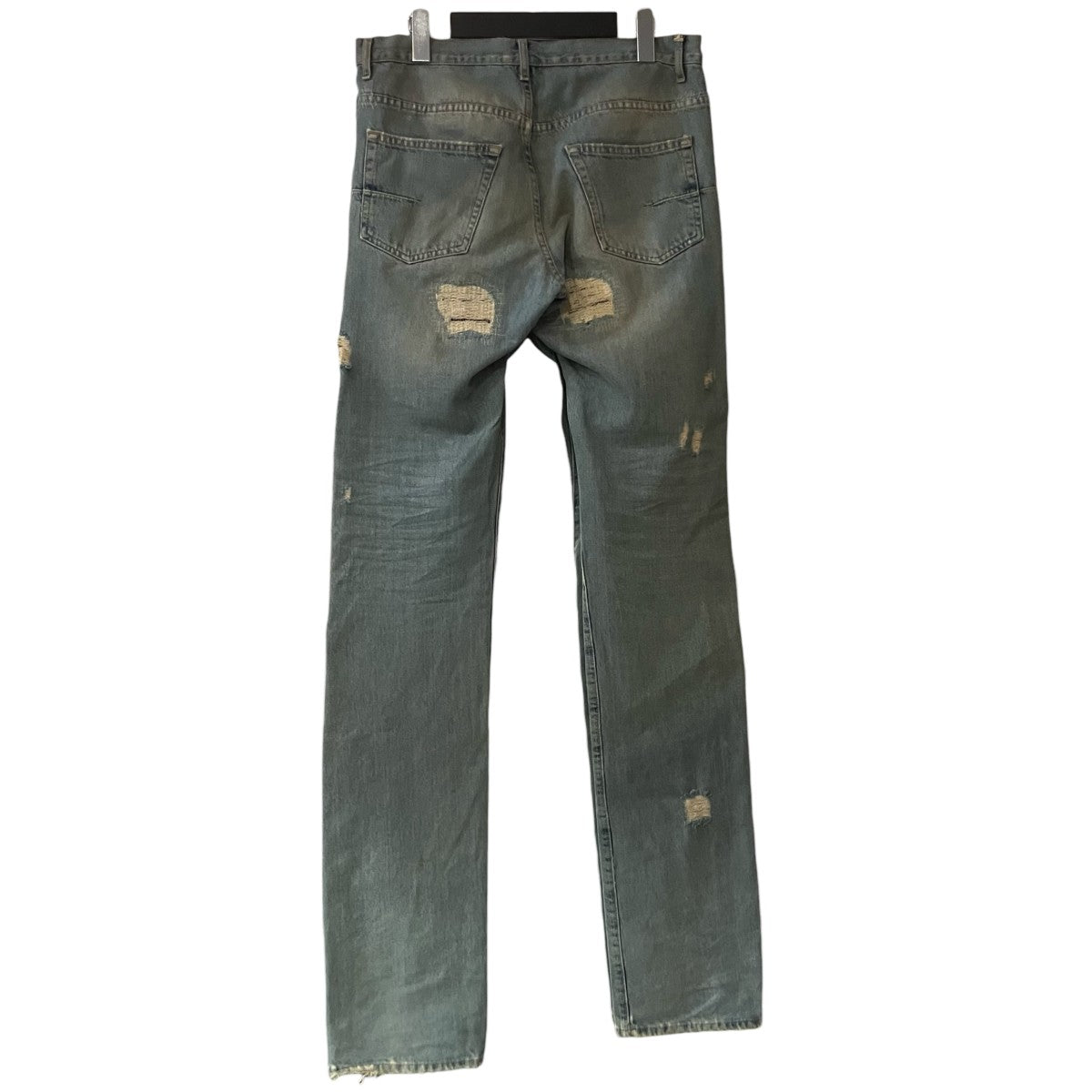 Dior Homme 06SS「エディ期」リペア加工デニムパンツ 古着・中古-2枚目のアイテム画像