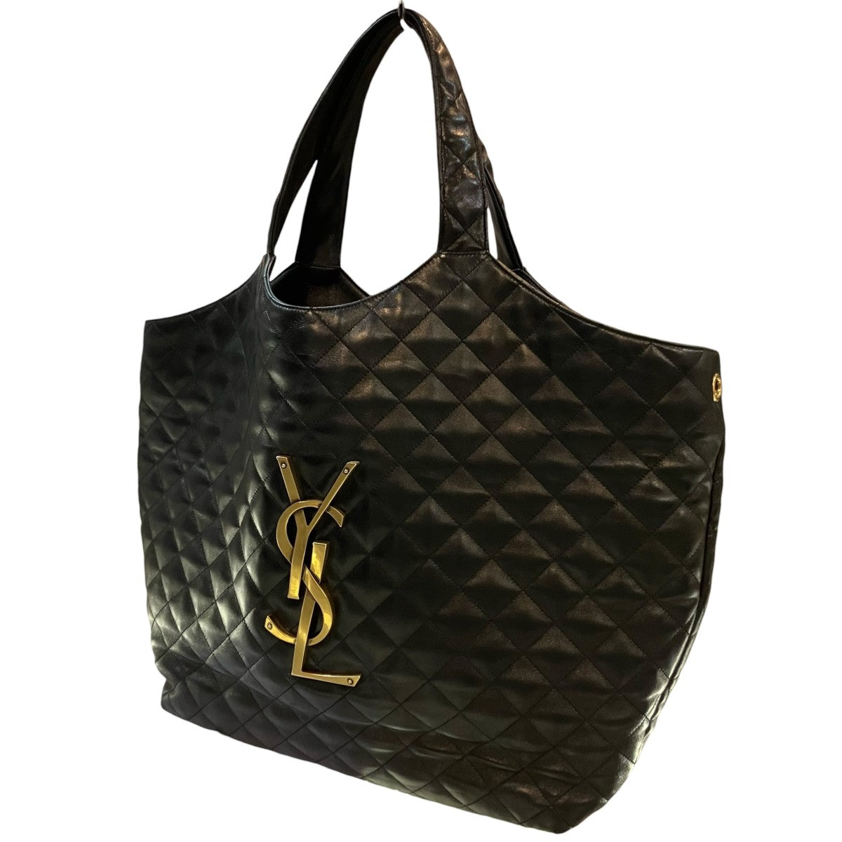 Saint Laurent Paris 「イカール マキシ ショッピングバッグ」トートバッグ698651 古着・中古-1枚目のアイテム画像