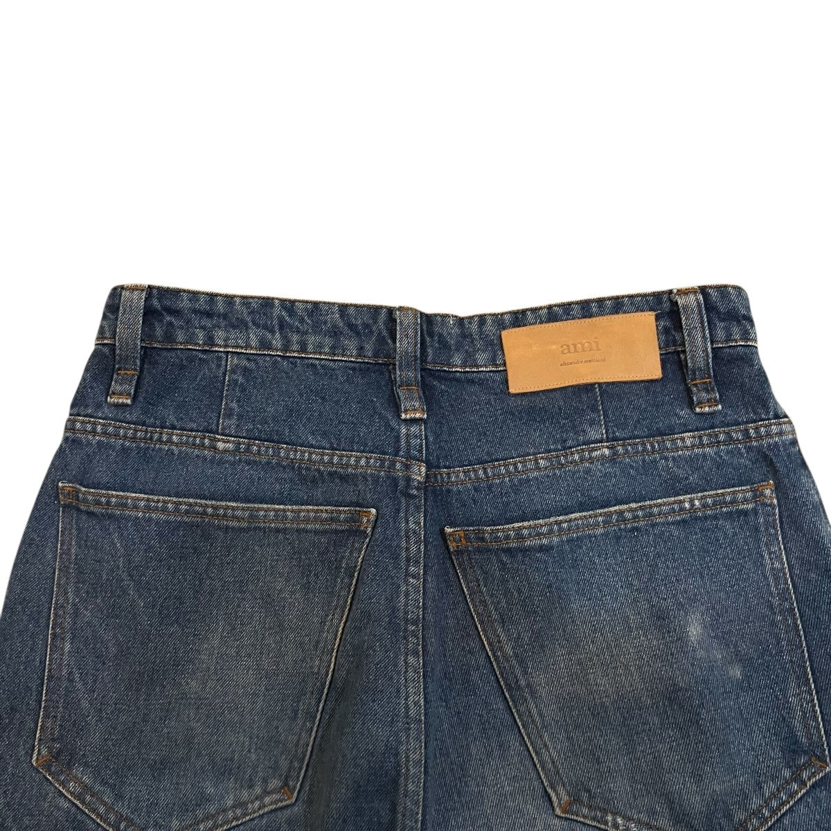 AMI PARIS バギーデニムパンツUTR102.DE0016 古着・中古-4枚目のアイテム画像