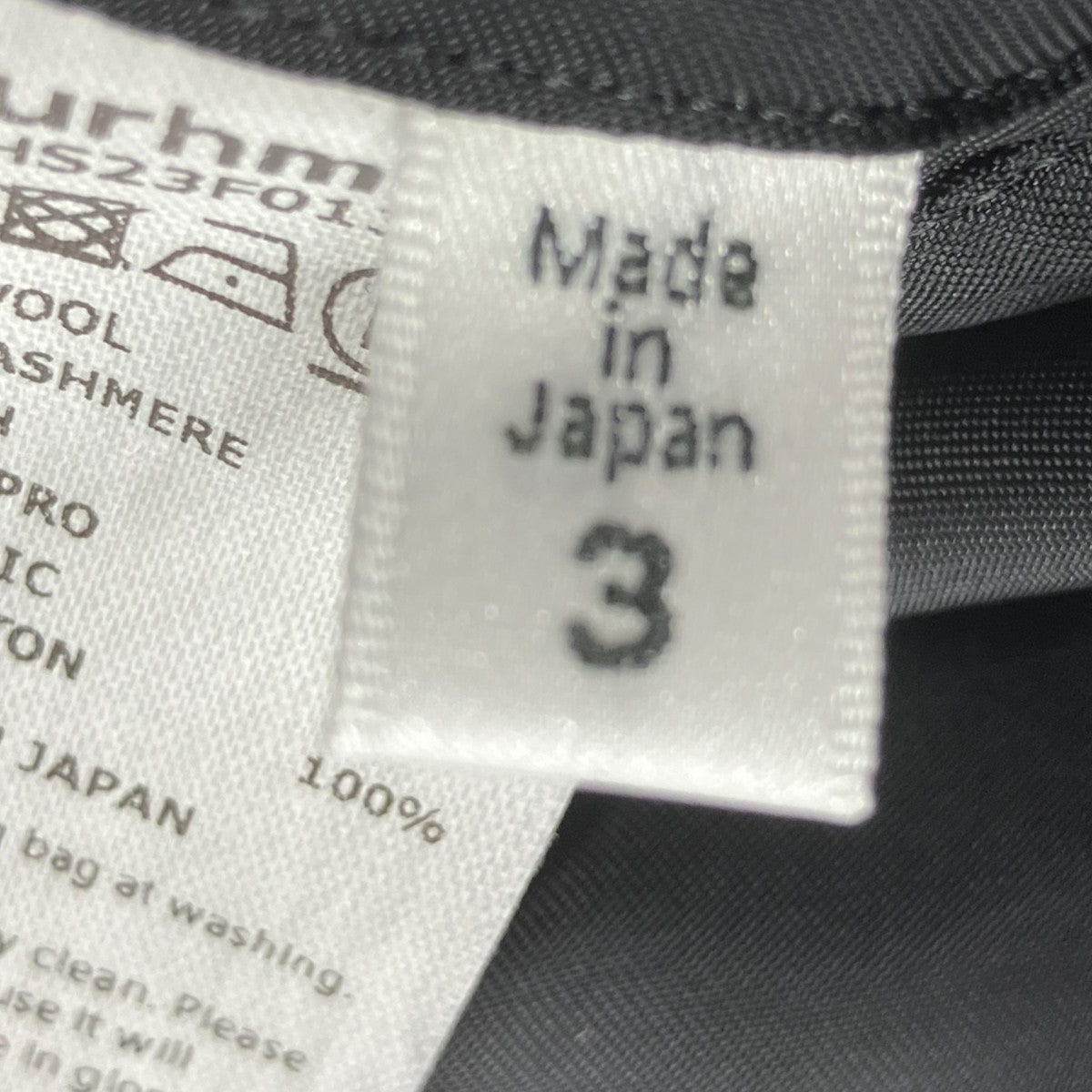 blurhms Wool Cashmere SplitSleeveJacketウールスプリットスリーブジャケットBHS23F013 古着・中古-6枚目のアイテム画像