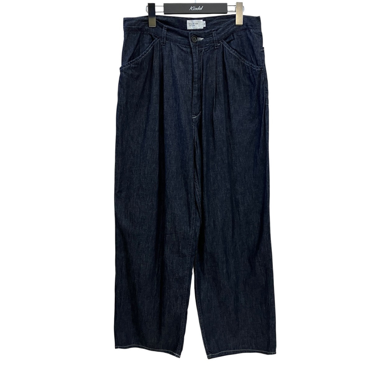 STILL BY HAND デニムワンタックパンツDN01252 古着・中古-1枚目のアイテム画像
