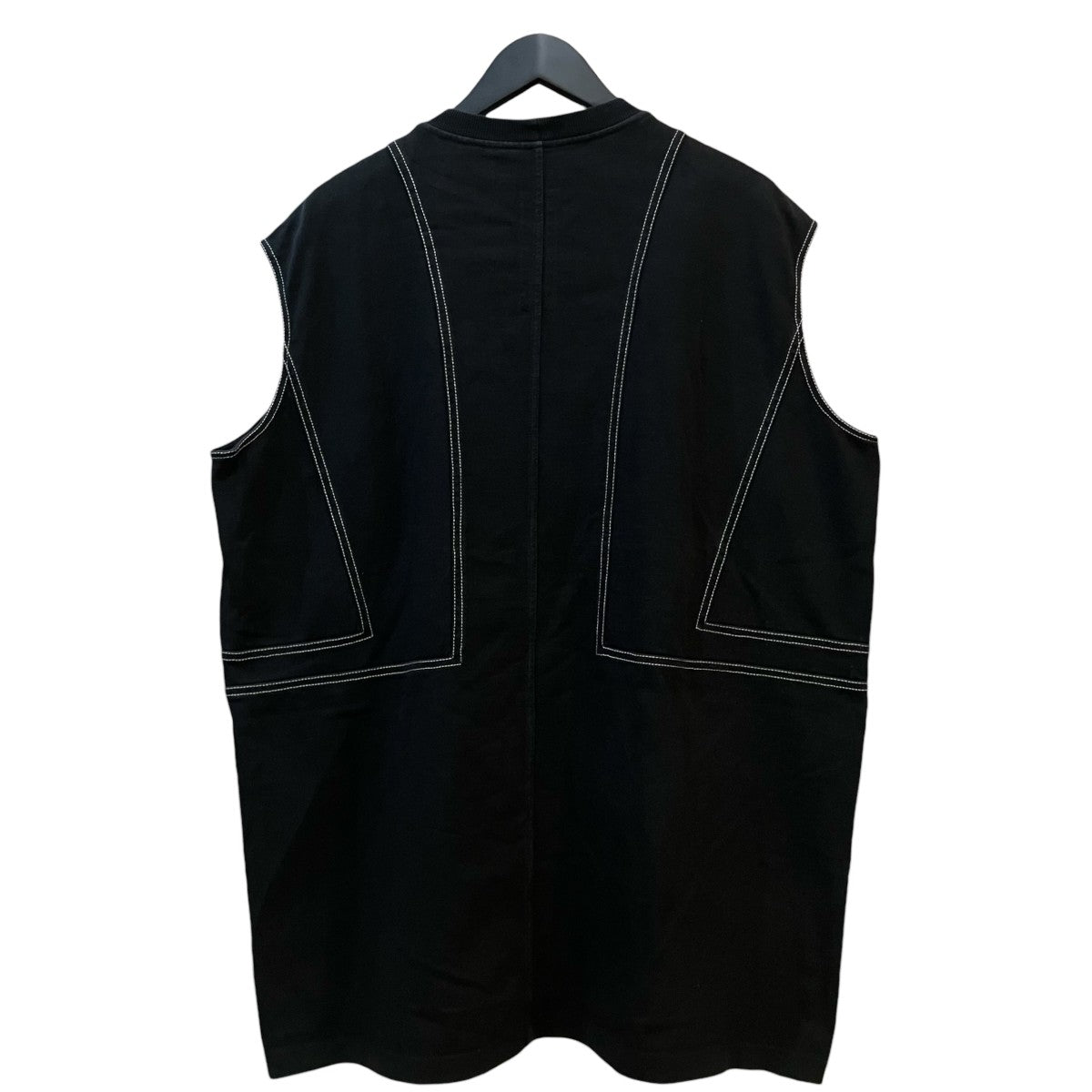 RICK OWENS バベルノースリーブトップスベストRU19S2181 BA 古着・中古-2枚目のアイテム画像