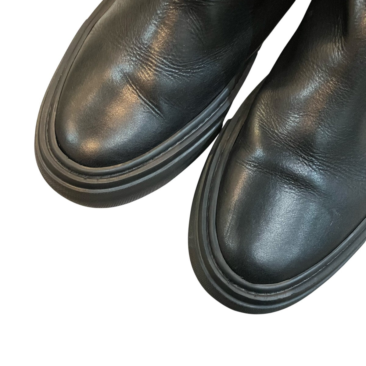 「COW LEATHER BACK ZIP SNEAKERS」ジップスニーカーAA12 202