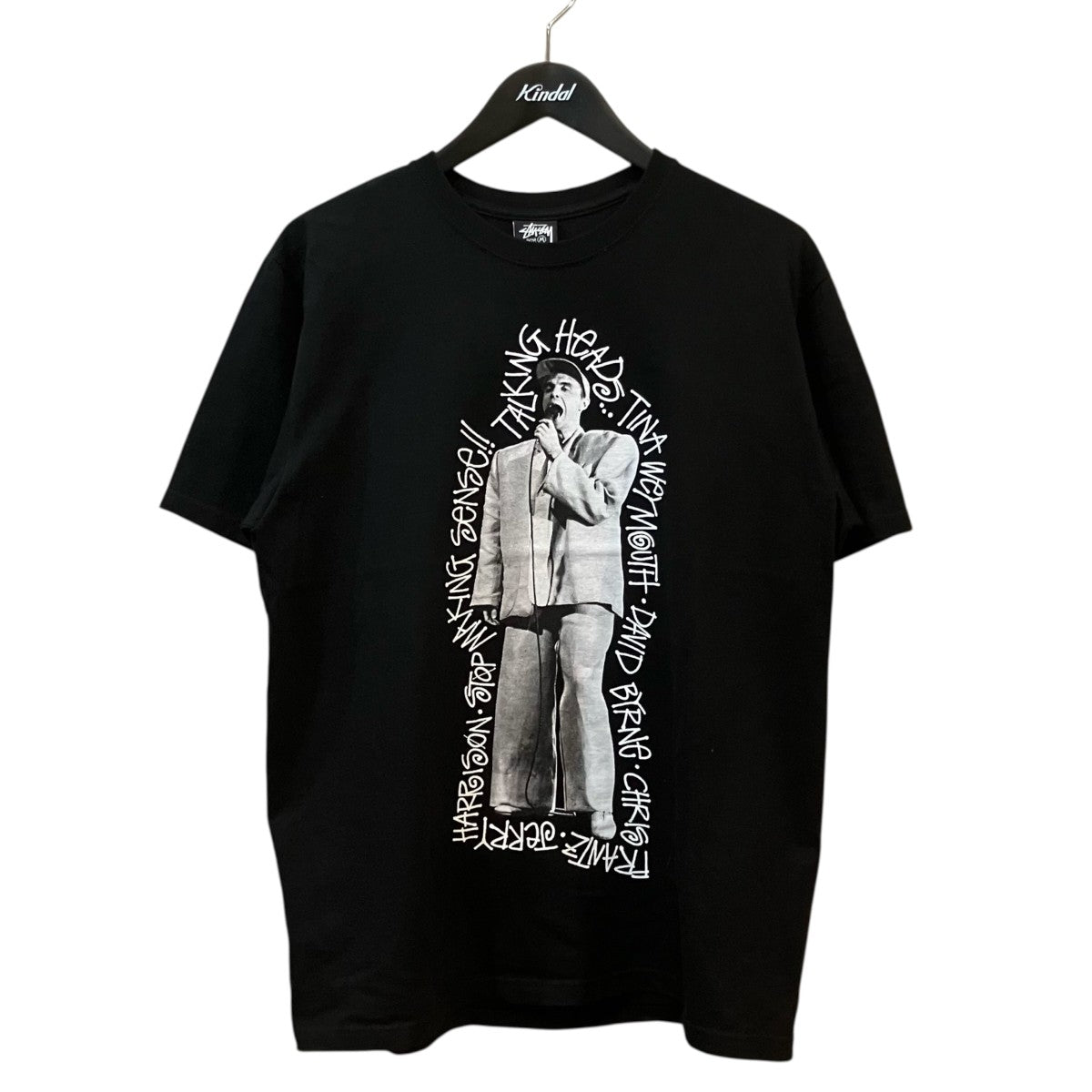 stussy Talking HeadsプリントTシャツ 古着・中古-1枚目のアイテム画像