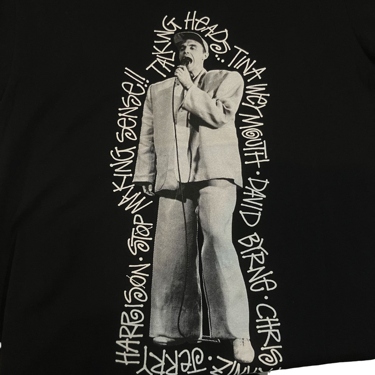 stussy Talking HeadsプリントTシャツ 古着・中古-7枚目のアイテム画像