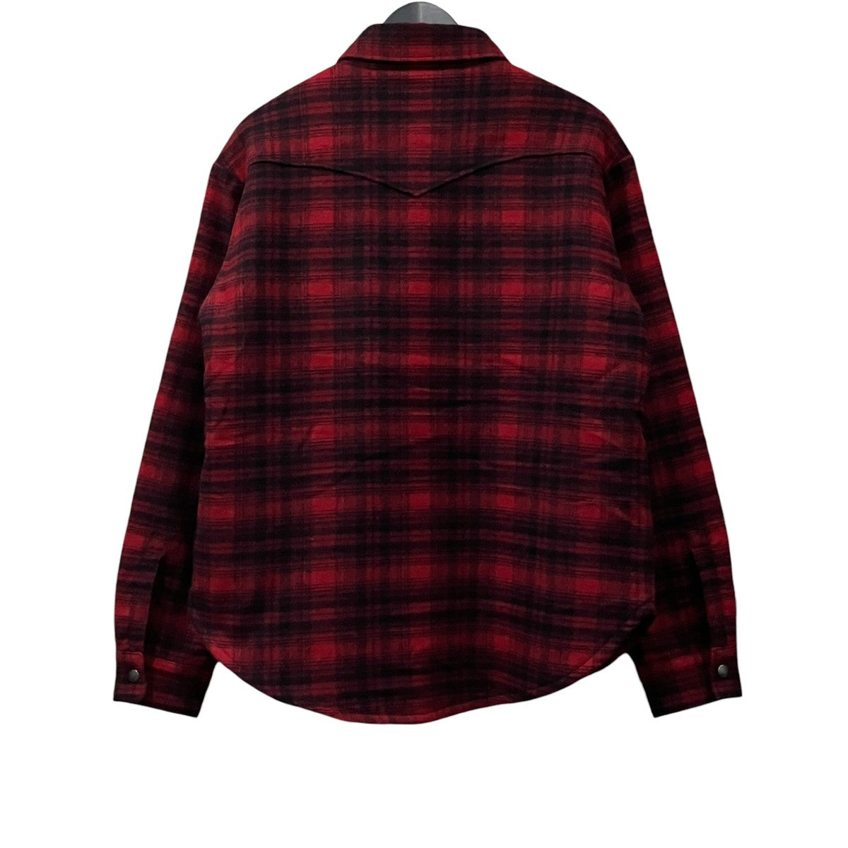 内ボアチェックシャツジャケット