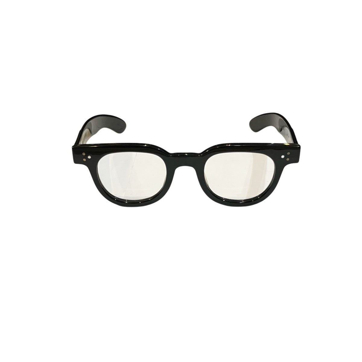 JULIUS TART OPTICAL 黒縁眼鏡 古着・中古-2枚目のアイテム画像