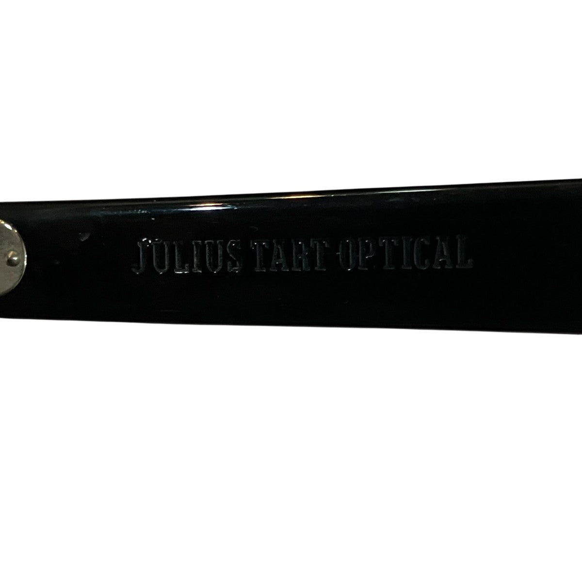 JULIUS TART OPTICAL 黒縁眼鏡 古着・中古-6枚目のアイテム画像