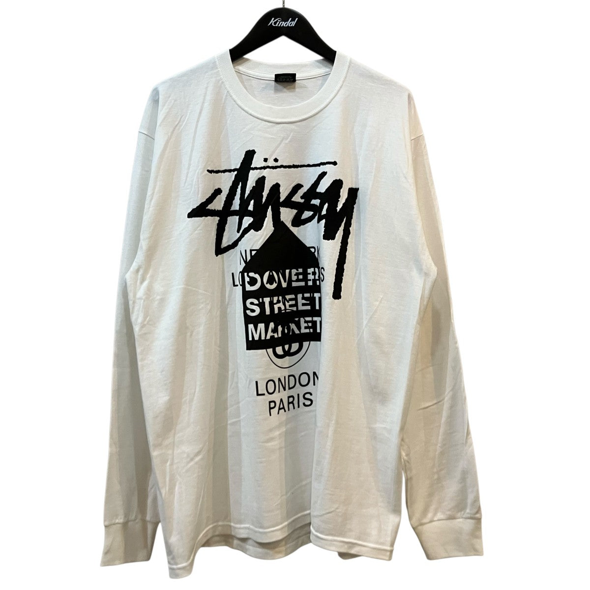 stussy×DOVER STREET MARKET グラフィックプリントロングスリーブTシャツ 古着・中古-1枚目のアイテム画像