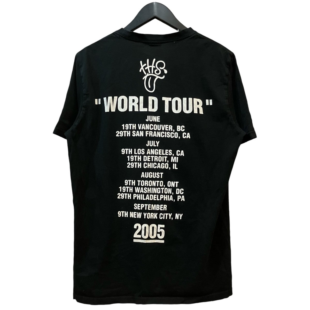 NUMBER (N)INE(ナンバーナイン) 05AWWORLD TOURプリントダメージ加工T