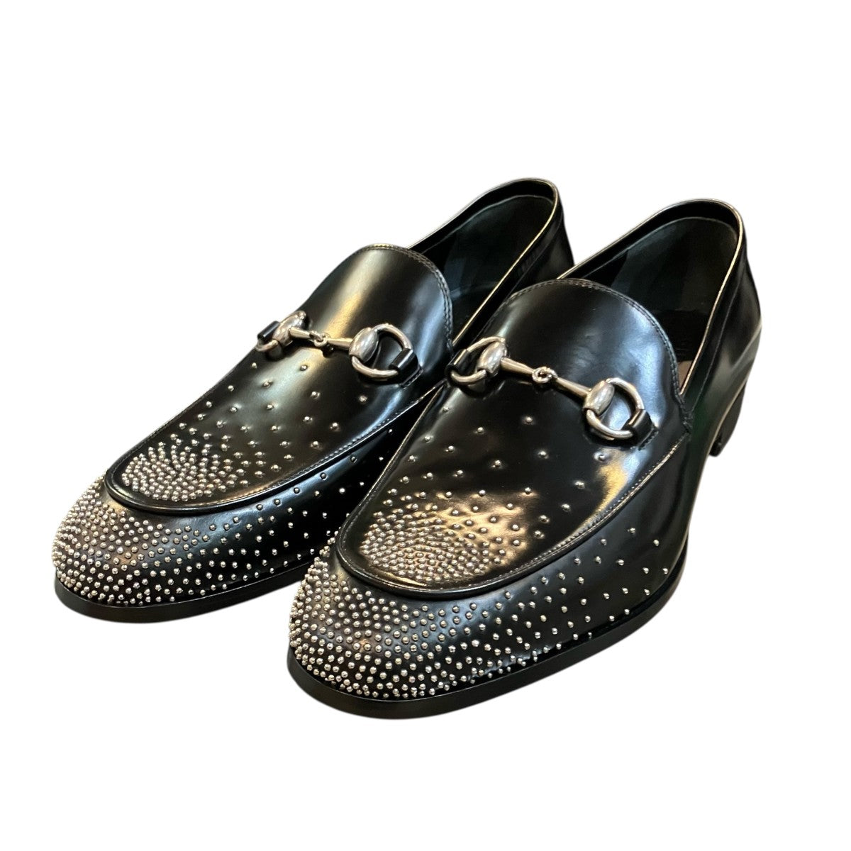 GUCCI 26SSスタッズホースビットローファーシューズ851395 古着・中古-1枚目のアイテム画像