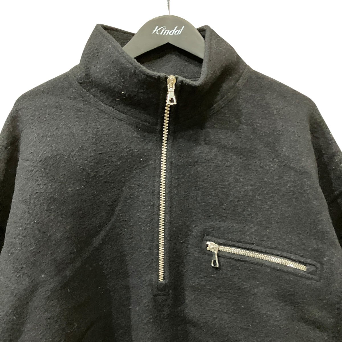 HALF ZIP FLEECE PULLOVERハーフジップウールフリースプルオーバー114-04-0351