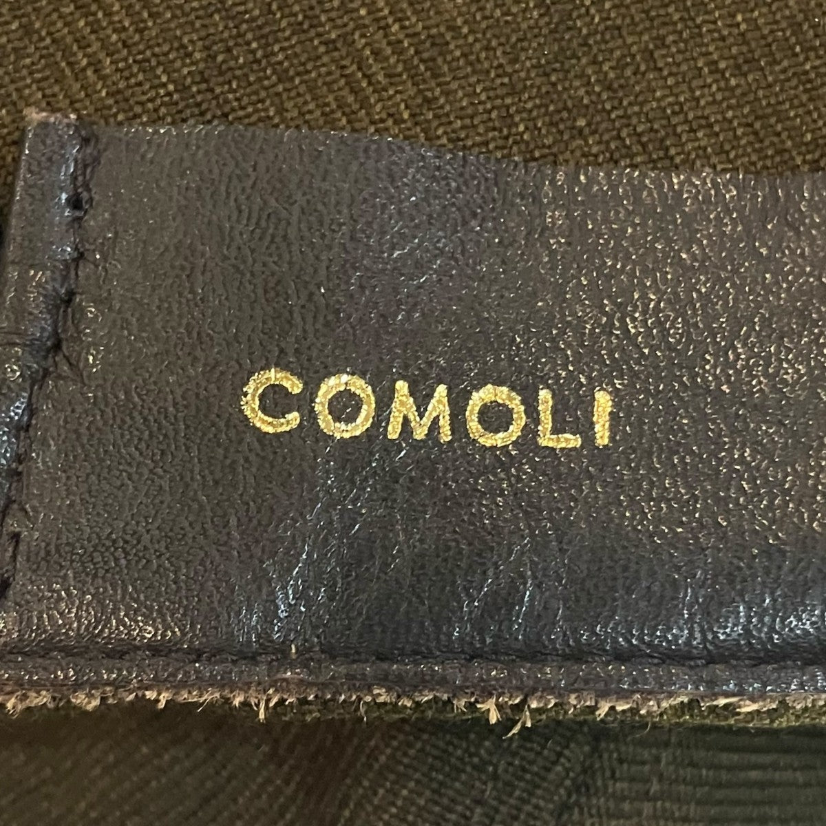 COMOLI ウールサージキャップN03 07001 古着・中古-7枚目のアイテム画像