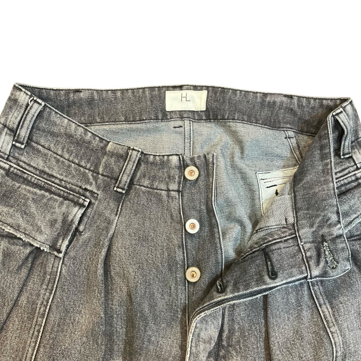 HERILL 「1LDK EX Denim Cargo Pants」デニムカーゴパンツ22030HL80921 古着・中古-3枚目のアイテム画像