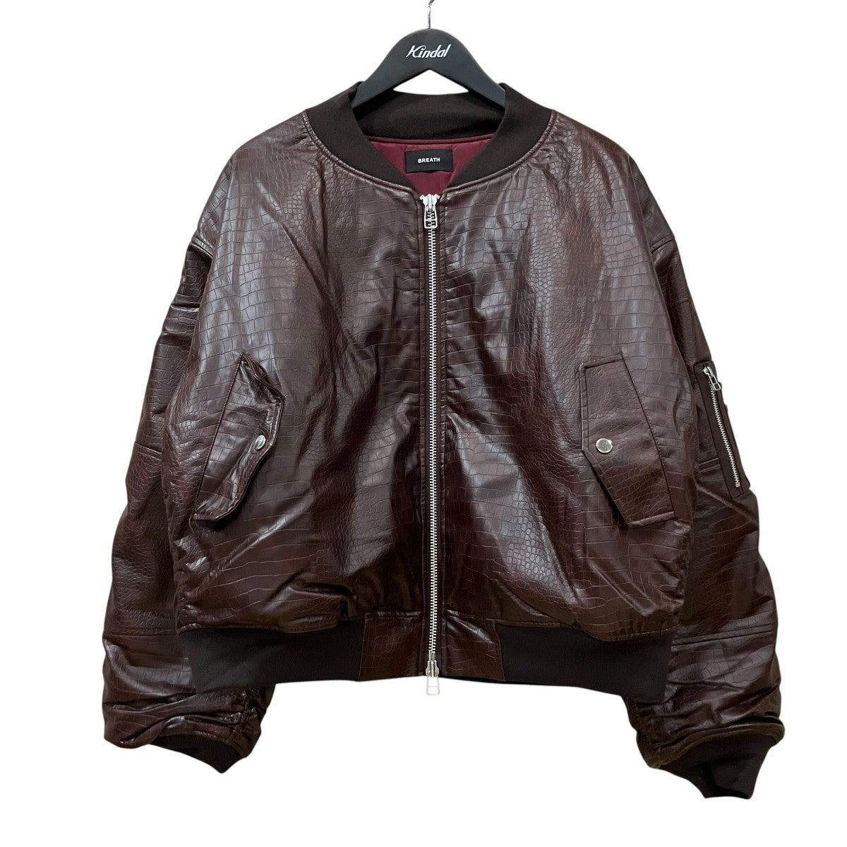程度aフェイクレザーボンバージャケットBR25AW-00101