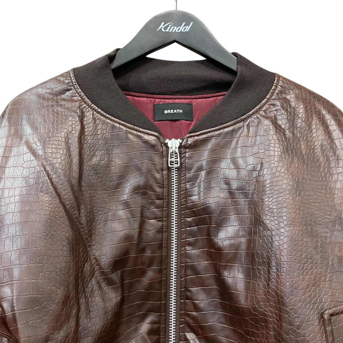 程度aフェイクレザーボンバージャケットBR25AW-00101