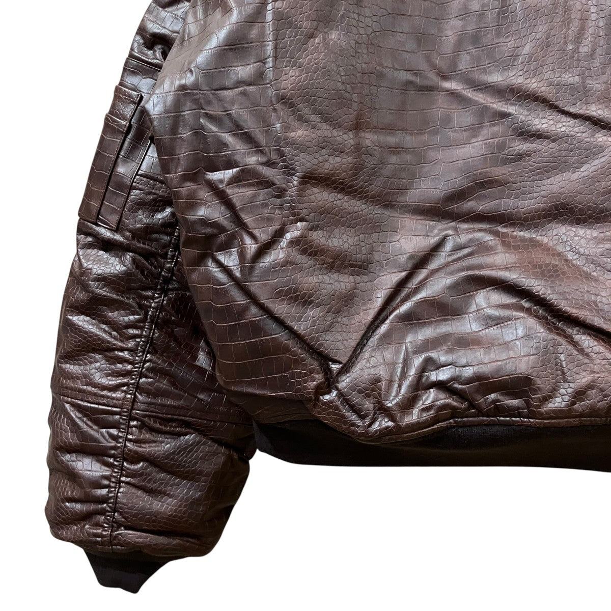 程度aフェイクレザーボンバージャケットBR25AW-00101