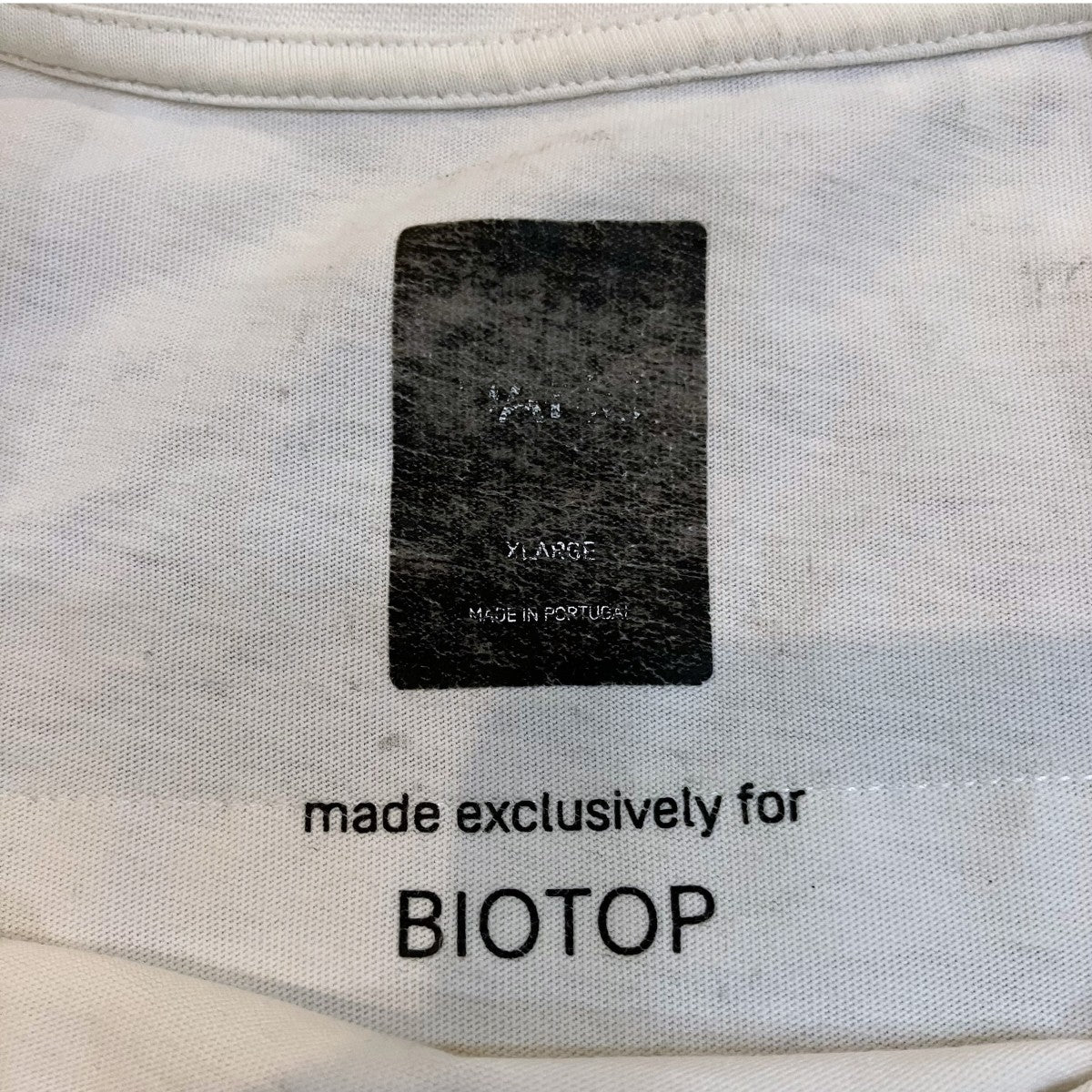 OAMC 「BIOTOP別注」バックグラフィックTシャツGKM 09010 A 古着・中古-5枚目のアイテム画像