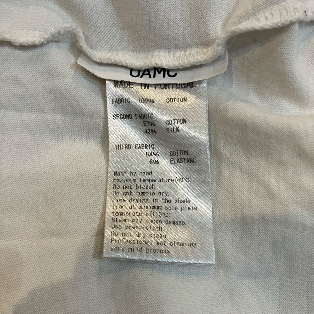 OAMC 「BIOTOP別注」バックグラフィックTシャツGKM 09010 A 古着・中古-6枚目のアイテム画像