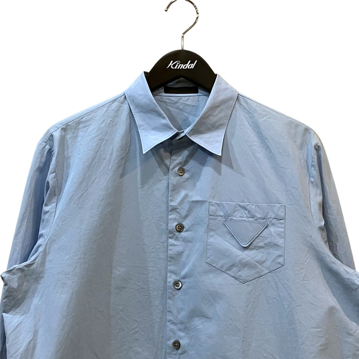 PRADA トライアングルパッチシャツSC541 古着・中古-3枚目のアイテム画像