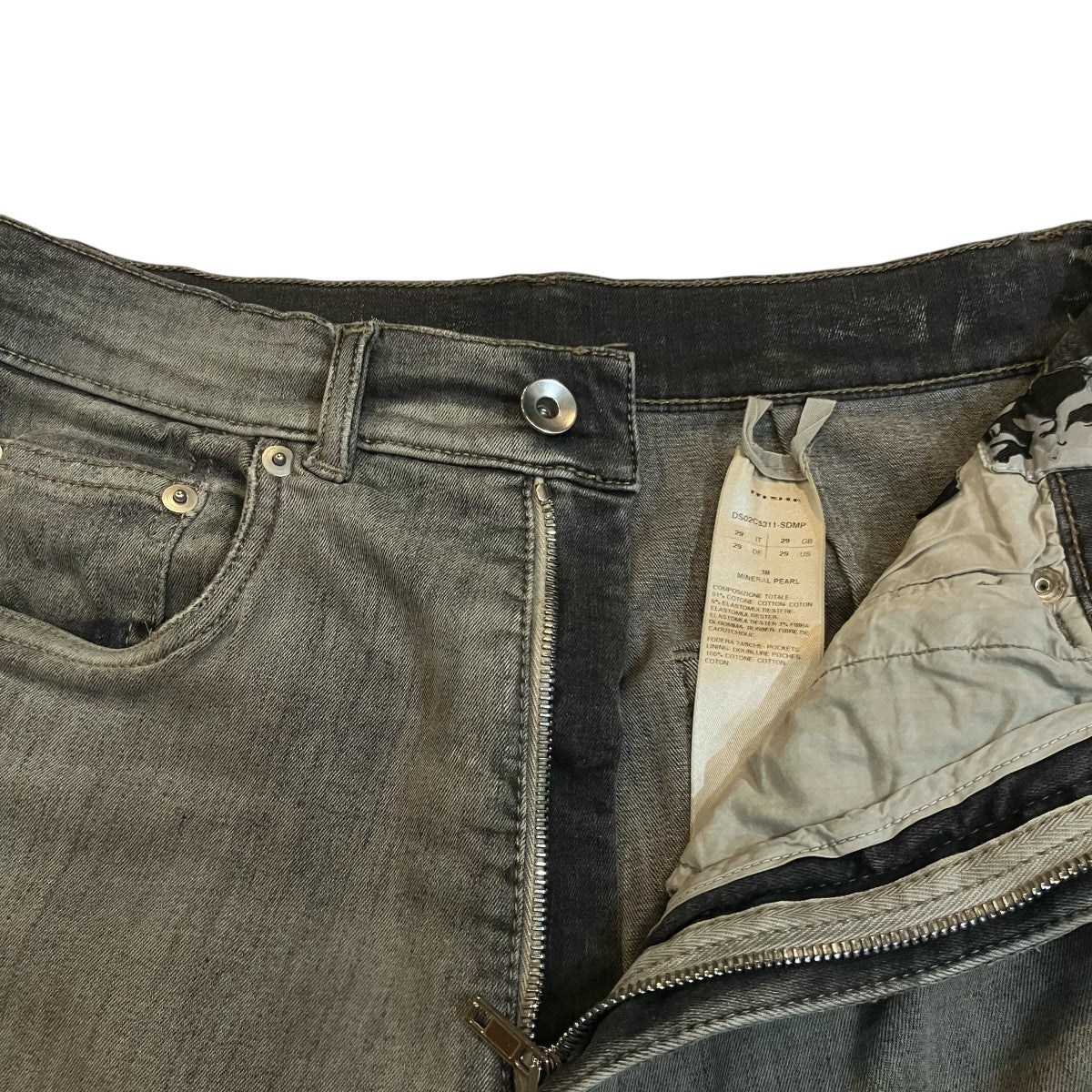 RICK OWENS 「BOLAN BOOTCUT」デニムパンツDS02C5311 SDMP 古着・中古-3枚目のアイテム画像