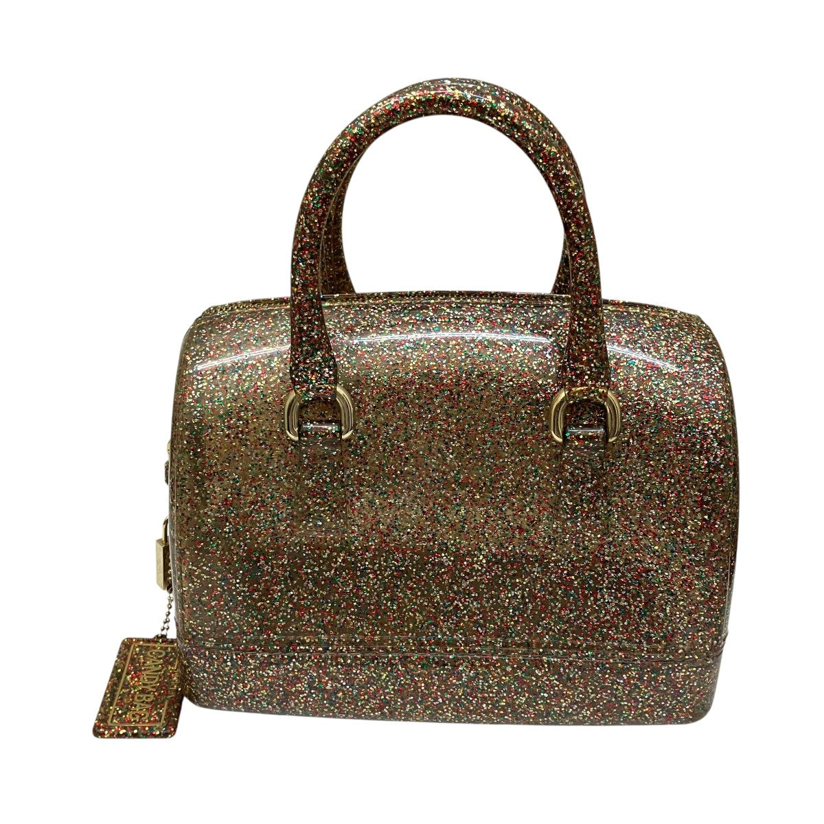 FURLA CANDY BAGキャンディラメバッグ 古着・中古-1枚目のアイテム画像