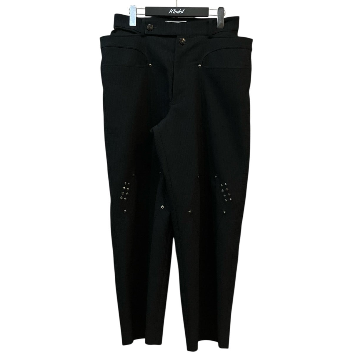 Kiko Kostadinov 「ANTHARAS WIDE TROUSER」スタッズデザイントラウザーパンツ7882210501 古着・中古-1枚目のアイテム画像
