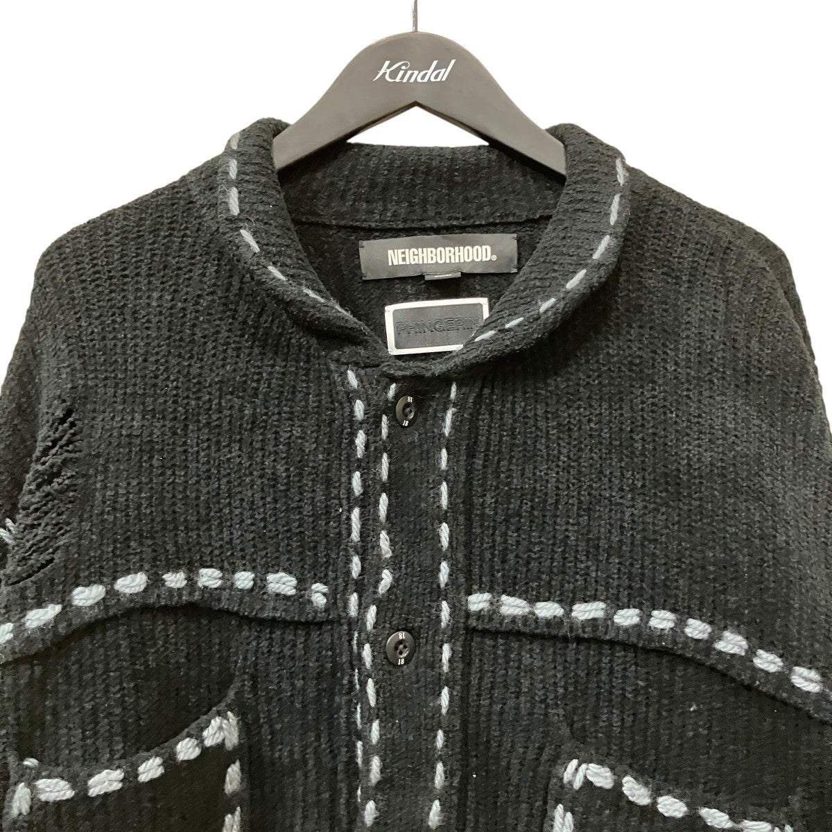 NH X PHINGERIN ． PG1 SAVAGE KNITニットカーディガンPD-242-NH-KN-011