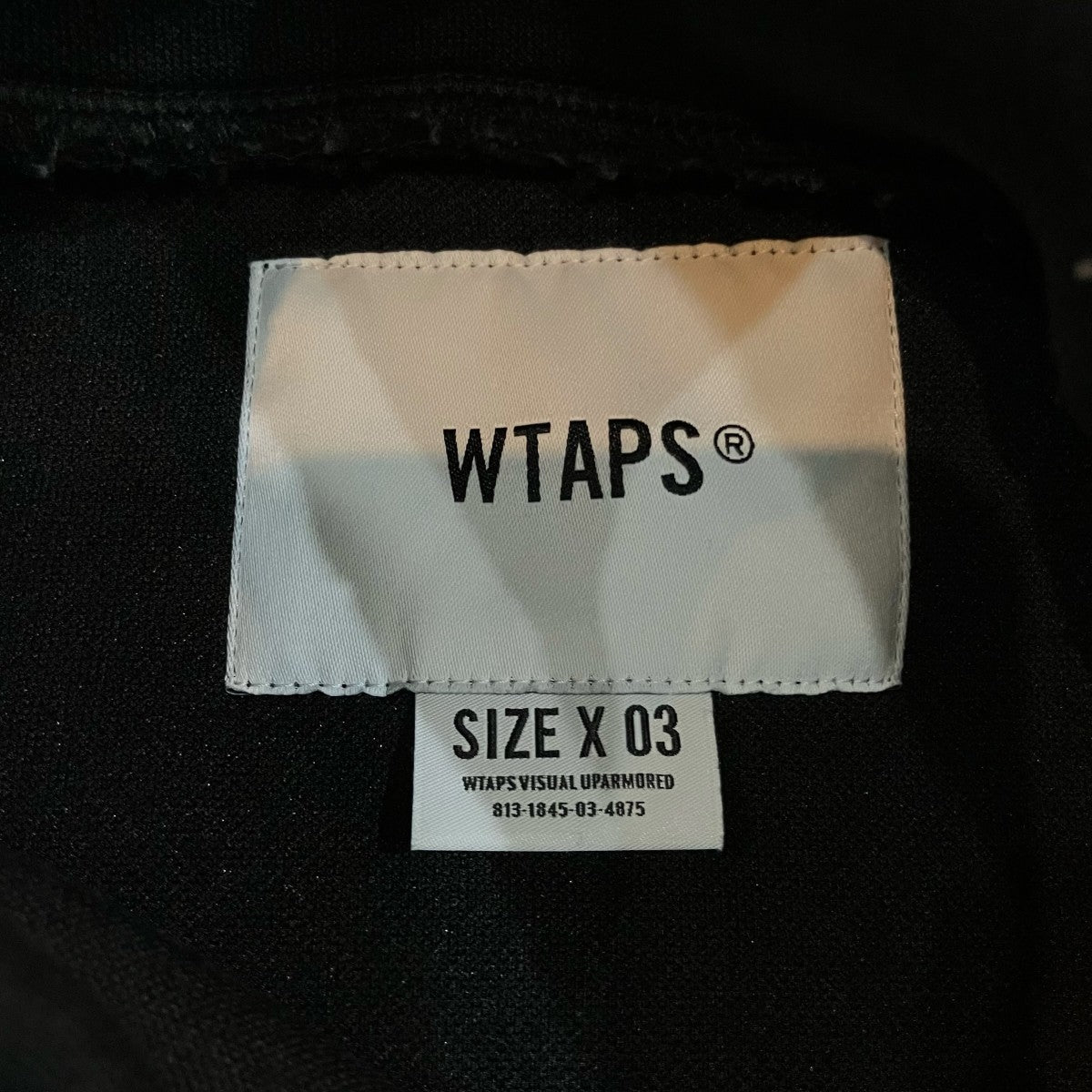 WTAPS 刺繍ロゴプルオーバーパーカー181ATDT CSM10 古着・中古-5枚目のアイテム画像