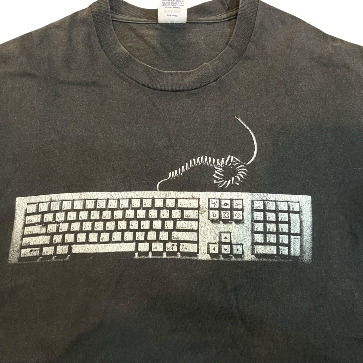 Supreme 19SS「Keyboard Tee」プリントTシャツ 古着・中古-5枚目のアイテム画像