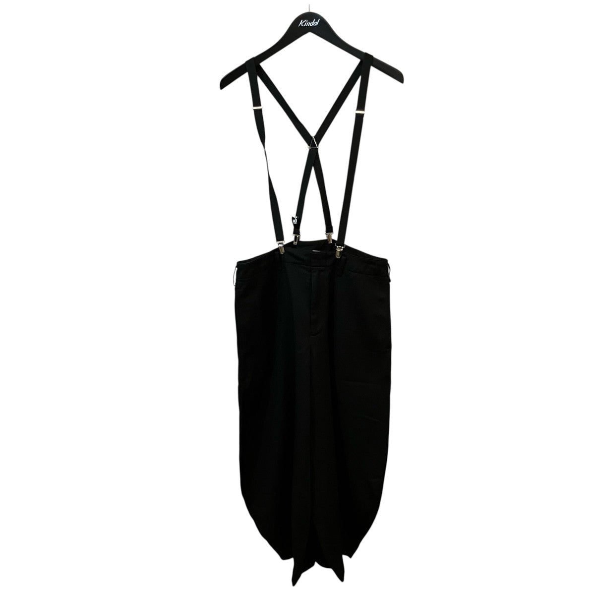 BLACK COMME des GARCONS 「AD2025」クロップドサロペットパンツ1Q P002 古着・中古-1枚目のアイテム画像