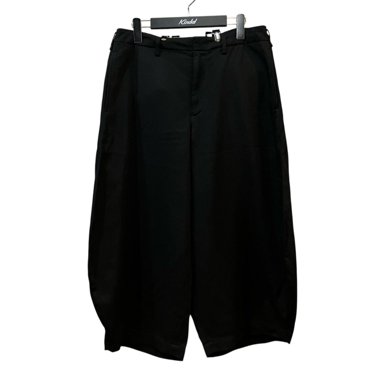 BLACK COMME des GARCONS 「AD2025」クロップドサロペットパンツ1Q P002 古着・中古-2枚目のアイテム画像